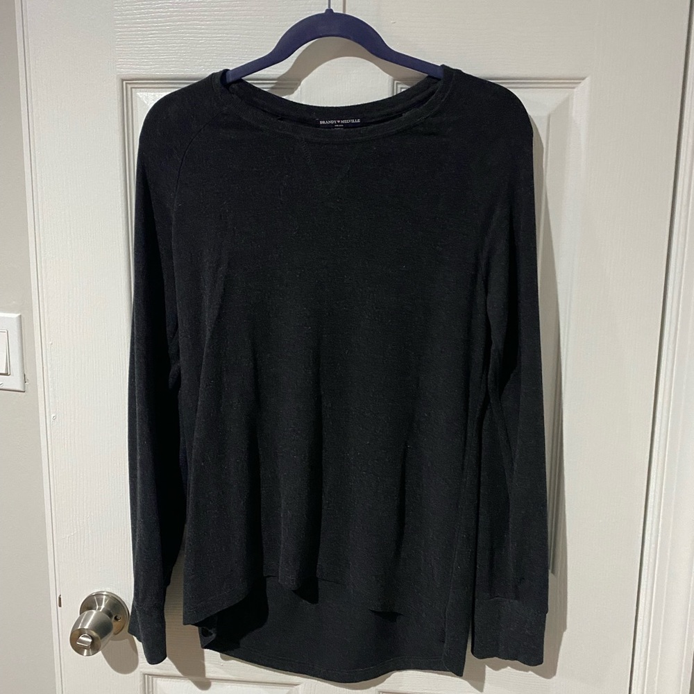 Brandy Melville one size dark grey long sleeve